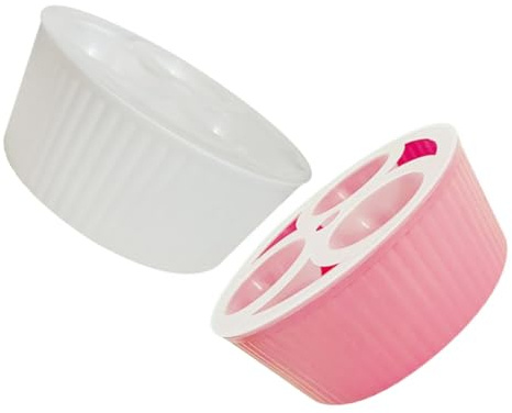 Didiseaon 2pcs Hydroponic Flowerpot for Tulip Hyacinth Daffodil Bulbs Reusable Planter with Stable Base and Water Level Indicator Capacity Indoor Garden Pot for Small-scale Cultivation