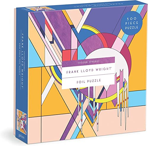 Frank Lloyd Wright Frozen Spheres Foil Puzzle: 500 Pieces