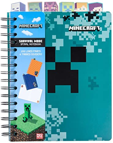 Minecraft Survival Mode Spiral Notebook