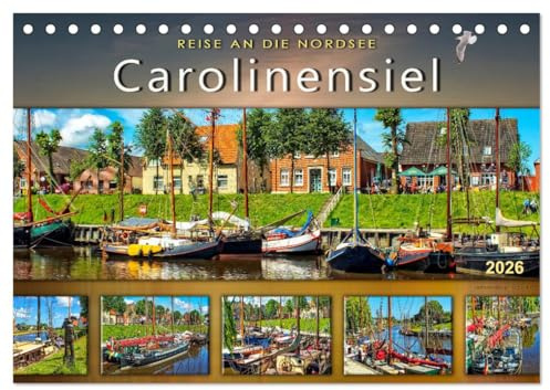 Reise an die Nordsee - Carolinensiel (Tischkalender 2026 DIN A5 quer), CALVENDO Monatskalender: Der Fotokünstler Peter Roder nimmt Sie mit auf eine ... Carolinensiel an der Nordsee. (CALVENDO Orte)