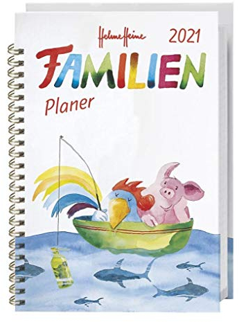 Helme Heine Familienplaner Buch A5 Kalender 2021