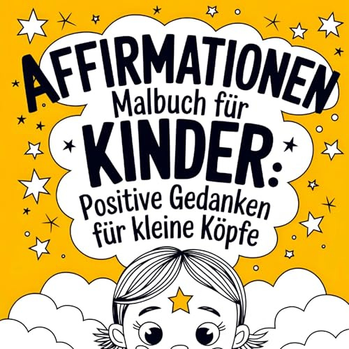 Affirmationen Malbuch für Kinder: Positive Gedanken für kleine Köpfe: 30 Ausmalbilder zur Stärkung des Selbstbewusstseins