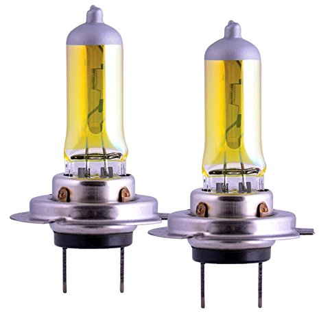 2x H7 AQUA VISION 12V 100W Gelb Yellow Halogen Lampen 2 Stück Jurmann