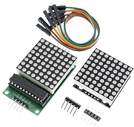 DollaTek Matriz de Puntos Módulo MCU Kit de Control de Pantalla LED para Arduino DIY