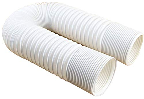 5 Inch Diameter Intake/Exhaust Hose | PVC Extend Vent Hose for Portable Air Conditioner Replacement Hose,Counterclockwise Installation Direction(Length 59 Inch)