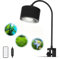 Lominie LED Aquarium Light, 4 Channels Dimmable Plant Tank Light with Gooseneck,Full-Spectrum Nano Fish Tank Light That Can be Timed, for Planted Freshwater Aquarium Fish Tank Refugium