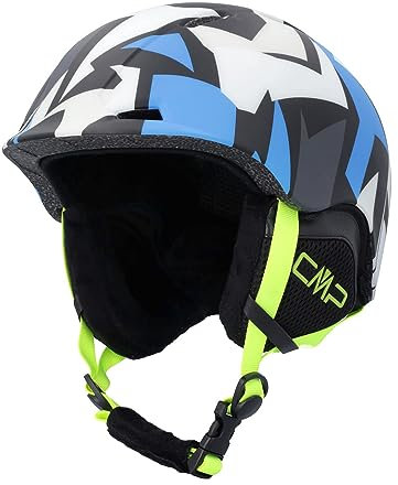 CMP - Casco da sci per bambini Xj-4, River-Yellow Fluo, S