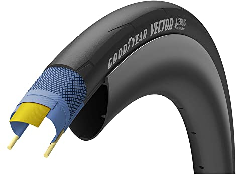 Goodyear Unisex-Adult 305657460 COP.700x25 Vector 4Season Rohr Adulto, neutro, Taglia Unica, Schwarz, One Size, 25-622