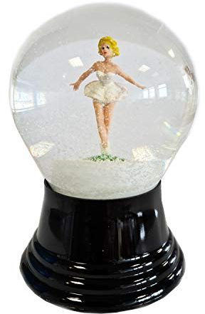 VIENNA SNOWGLOBE Schneekugel Glaskugel - Fast wie echter Schnee Ballerina 8 cm