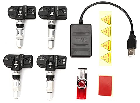 Reifendruckkontrollsystem,Reifendrucküberwachung,Auto-Reifendruckkontrollsystem Usb Tpms Mit Internem Sensor Für Android-Navigation