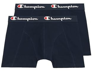 Champion Herren Core x2 Retroshorts, Marineblau, XL (2er Pack)