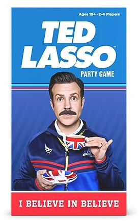 FUNKO GAMES Ted Lasso Party Game - Ages 10+ - 2-6 Players - 20 Minutes Playing Time - With Android and IOs App -Family Games for Teens and Adults, Board Game