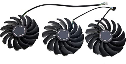 YALLS PLD09210S12HH PLD10010S12HH RTX2080 RTX2080Ti DC12V Compatible for MSI RTX 2070 2080 Super 2080 Ti Gaming X Trio Ventilateur de Carte vidéo Graphique (Color : 3FAN)
