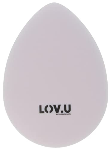 PARSA Beauty LOV.U Entwirrbürste Wet & Dry (Rosa) – Haar Bürste mit Spiegel – Haarbürste mit 4-Stufigen Kunststoffpins – Haarbuerste – Hair brush women – Harebürste