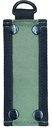 DONGKER Soporte para linterna abierto, funda táctica de nailon, bolsillo compacto con gancho para caza, camping, senderismo, pesca