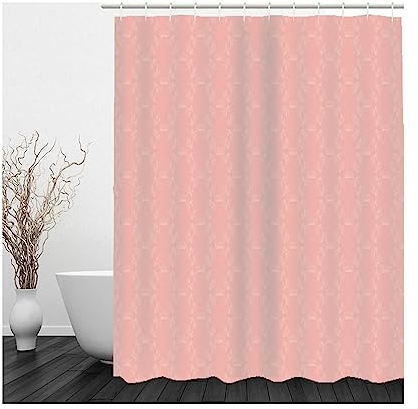 Rosa Duschvorhang, Shower Curtains Textile Quadrat Duschvorhang 150x180 Polyester Bad Vorhang Badezimmer Dekoration