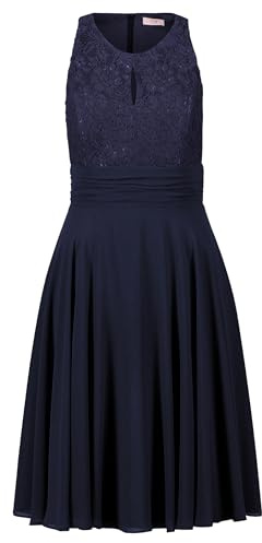 Vera Mont Damen Abendkleid mit Spitze Night Sky,48