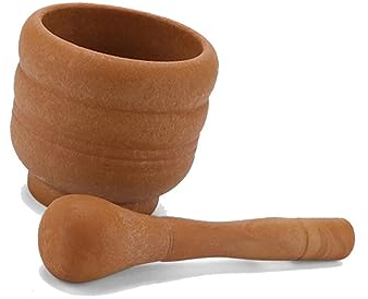 VUIUYOIES Ensemble mortier et Pilon en Pierre Robuste pour broyer Les Herbes et fabriquer de délicieux Guacamole, Type A