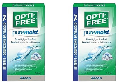 Opti-Free PureMoist Reisepackung, 90 ml (Packung mit 2)