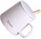 Hoement 1set Tazza Ceramica Creativa Per Colazione e Tè Bicchiere Cucchiaio Design Minimalista Per Uso Quotidiano e
