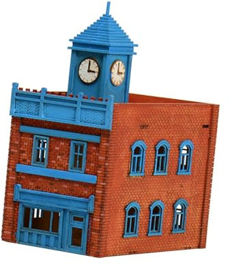 EHJRE 1/72 Holz Architektur Kits Haus Modell 3D Holz Puzzle Holz Europäischen Haus