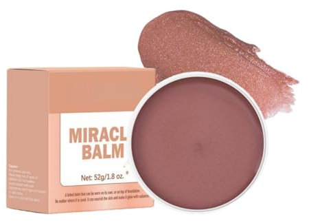 Miracle Balm Glow Skin Balm Tinted Balm Creamy & Blendable Colour Multi-purpose Hydrating Balm Tint For Lips, Face, Miracle Balm Moisturiser (C)