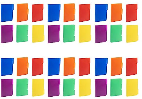 Bleiben Sie organisiert bei der Arbeit mit diesen bunten Ordnern und zur Aufbewahrung wichtiger Dokumente