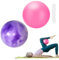FANWINKJ Ballon Pilates 25 cm, Ballon Fitness Yoga Balle de Gym, Petit Swiss Ball Souple pour Exercices Abdominaux, Équilibre, Grossesse, Antidérapant, Léger (Violet Nuageux + Rose)