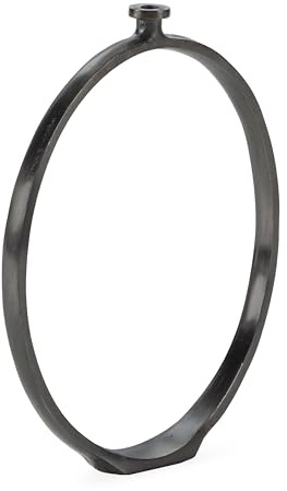 JARRON 50X5X61 METAL PLOMO ANTIQUE