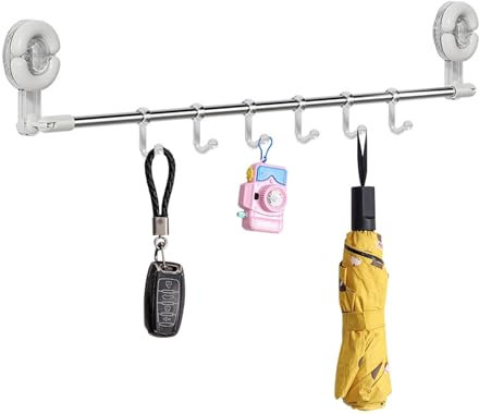 Portasciugamani Su Barra Portasciugamani - Portasciugamani A Ventosa Accessorio Da Bagno, Portasciugamani A Ventosa | Portasciugamani A Ventosa, Portasciugamani Per Camera Da Letto, Mudroom