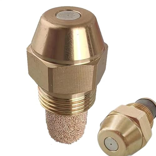 Oil Burner Replacement Nozzle, Oil Stove Nozzle, 60 Degree Solid Oil Stove Nozzle, 0.35 GPH Full Nozzle for Oil Boiler and Oil Furnace, Single Nozzle