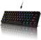 Bangsanth Mechanical Keyboard, 60% Mechanical Gaming Keyboard with Red Switches and Dynamic 19-Mode Backlight - Plug and Play, 61-Key, Anti-Ghosting, for PC, Windows, Mac, Gamer, Office, Typists