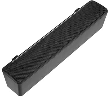 OPPWONG Sound, Lautsprecher für TV-Sound für Smart-TV mit 3,5-mm-Eingang, Sound, PC-Sound, Tragbarer Sound-Sound, Musik-Player, Bass-Surround-Soundbox (Black)