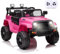 Kinder Elektroauto 12V, Elektroauto für Kinder mit 2,4G Fernbedienung, LED, Bluetooth, Musik, 3-5 km/h, Kinderauto Elektrisch, Elektro Kinderauto für Alter 3 bis 8 (Rosenrot)