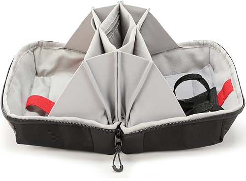 VanFn Electronics Travel Organizer Storage Bag, Travel Accessory Handle Bag, Gadgets Organizer Pouch