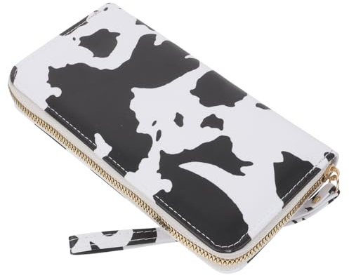 BESPORTBLE Kuh-print Clutch-geldbörse Für Damen Modische Partytasche Mit Reißverschluss Platz Für Visitenkarten Und Handy Geeignet Für Bankette Und Hochzeiten