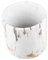 GANAZONO Pot de Fleurs en Marbre Céramique pour Plantes Décoration Intérieure Design Moderne Petit Format pour Bureau ou Salon