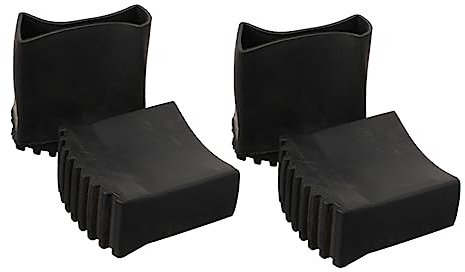 DIYEAH Leiterfußpolster Gummi Rutschfest Leiter Bein Abdeckungen Schutz 5x2,5cm Leiterzubehör Für Klappleiter Boden Schutz