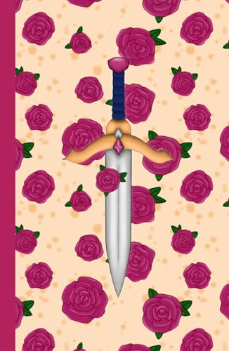 Notizbuch Schwert und Rosen - Notizbuch für Leser und Fantasy-Fans, Romantasy Notizbuch, Bookish Merch