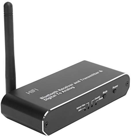 Koaxial-Konverter, kabelloser Koax-Konverter, digitaler Dac-zu-Analog-Audio-Adapter mit Bluetooth-Empfänger D09 für Unterhaltungs-TV-Geräte, MP3-CD-Player