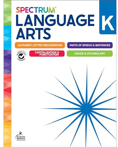 Spectrum Language Arts Workbook, Grade K