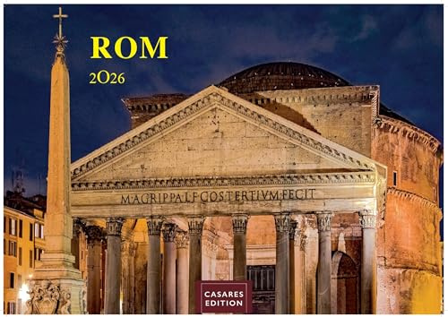 Rom Kalender 2026 – Wandkalender | Fotokalender Italien 35x50cm - mit 12 beeindruckenden Motiven der ewigen Stadt