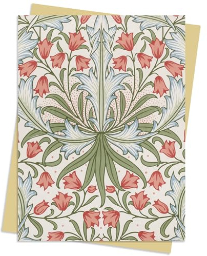 William Morris Gallery Harebell Greeting Card Pack: Pack of 6 Blank Inside and Shrink-wrapped With a Gold Envelope (Greeting Cards)