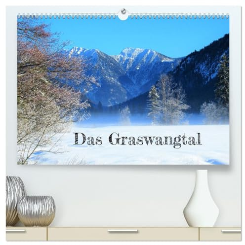 Das Graswangtal (hochwertiger Premium Wandkalender 2026 DIN A2 quer), Kunstdruck in Hochglanz: Das Graswangtal liegt in den Ammergauer Alpen in ... Ausblicken auf die Berge. (CALVENDO Natur)