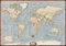 Weltkarte: Aktuelle Karte in historischem Stil, 1:20.000.000, Poster, freytag & berndt: 137,5 x 96 cm, Weltkarte in antiker Optik (freytag & berndt Poster + Markiertafeln)