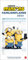 Minions Familienplaner 2024. Familienkalender mit 5 Spalten. Wandkalender mit Schulferien und Stundenplänen.