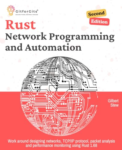 Rust for Network Programming and Automation, Second Edition: Work around designing networks, TCP/IP protocol, packet analysis and performance monitoring using Rust 1.68