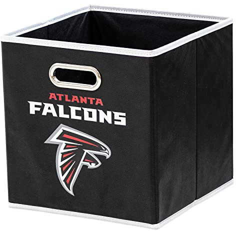 Franklin Sports NFL Aufbewahrungskörbe – zusammenklappbarer Würfelbehälter + Aufbewahrungskorb – NFL Büro, Schlafzimmer + Wohnzimmer Dekor – 27,9 x 27,9 cm