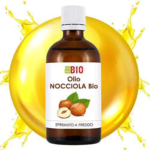 Olio di Nocciola Bio 50 ml - Viso Capelli Terapeutico - Spremuto a freddo LaborBio