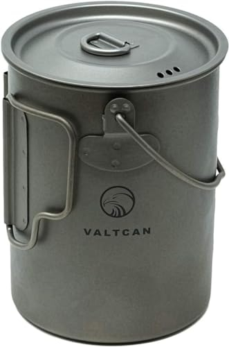 Valtcan 900 ml Titan-Topf für Rucksackreisen, 850 ml, 0,95 qt